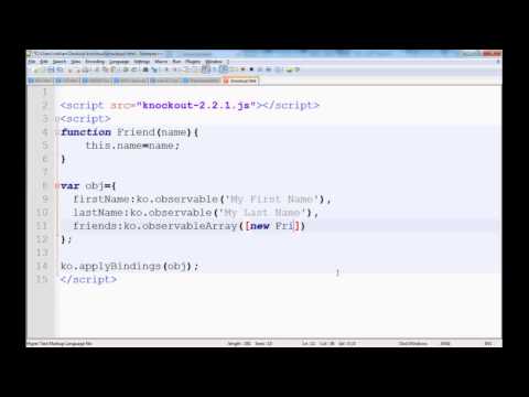 KnockoutJS The Basic for beginner part-5 Observable Array