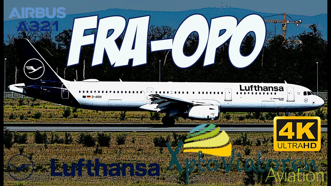 Lufthansa | Economy | A321-231 | Frankfurt to Porto | Last flight of the year | 4K Ultra HD
