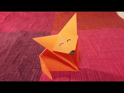 Einfachen Origami Fuchs Falten Youtube