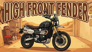 Full High Front Fender for a 2025 Triumph Scrambler 1200 XE Update