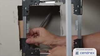 Cendrex access door installation screenshot 1