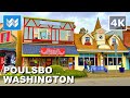 [4K] Downtown Poulsbo "LITTLE NORWAY 🇳🇴" in Washington USA - Walking Tour Vlog & Travel Guide