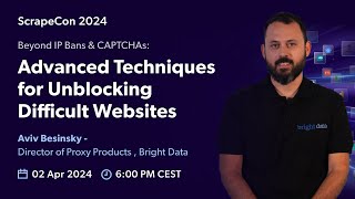 Beyond IP Bans & CAPTCHAs: Advanced Techniques for Unblocking Difficult Websites - Aviv Profile