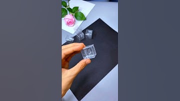 DIY Little Ice Cubes ❄️✨ Made with Transparent Tape! #Shorts #CreativeCrafts #DIYForKids #FunCrafts