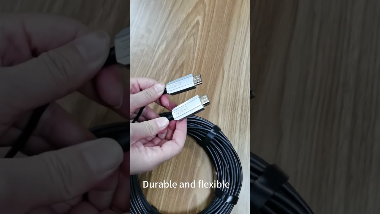 High Speed HDTV 2.1V Fiber Optic Cable 48Gbps for 3D Vision Gaming TV