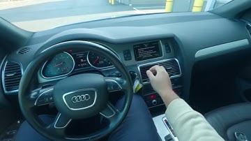 Pano/Electronics Operation - 2015 Audi Q7 TDI VORSPRUNG