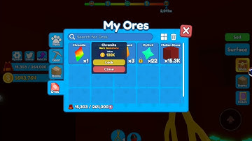 I Found The Rarest Ore (Chromite)  Mining Simulator 2 -Roblox