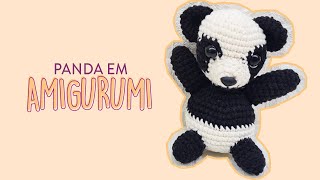 Panda em Amigurumi