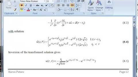 UCSB ChE 230A Laplace then Greens Function Example