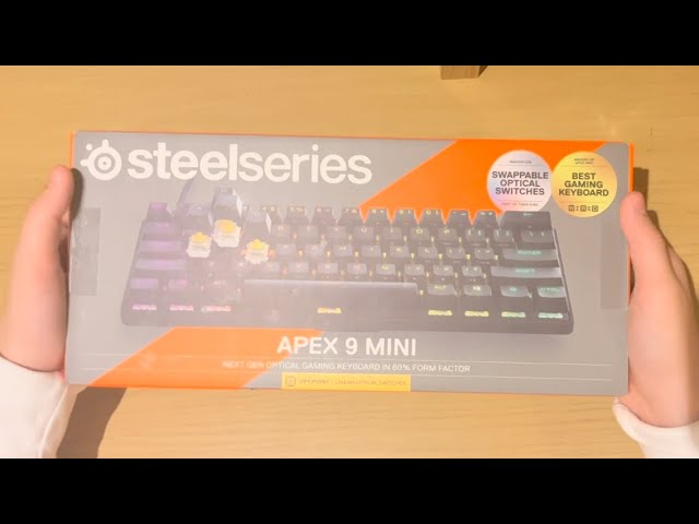 SteelSeries Apex 9 Mini Unboxing 