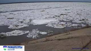 Онлайн трансляция реки Лена в районе Водоканала г. Якутска