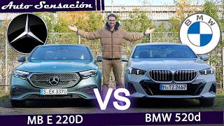 Compartiva Mercedes Benz E220d Amgline VS BMW 520d Msport . ¿QUIEN es el REY  de los sedanes?