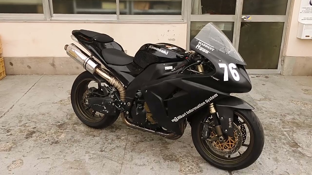 1169 ZX-10R エンジン｛セル始動OK、アイドル安定、異音漏れ無、電装