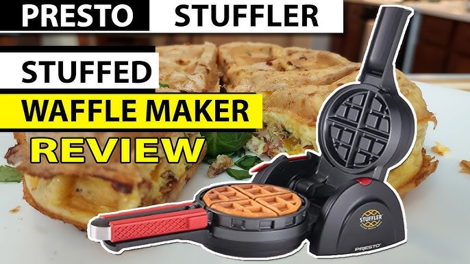 Curtis Stone 2-Pack 5 Stuffed Waffle Makers with Recipes & Gift Boxes Open Box