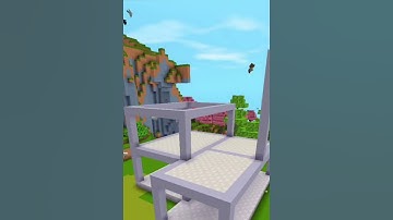 Villa House in Mini World Block Art  - Animation Speed Build #shorts #youtubeshorts