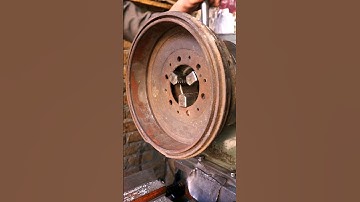 Car Brake Drum Polished.#shortvideo #best #vlog #repairing #automobile #polish #car
