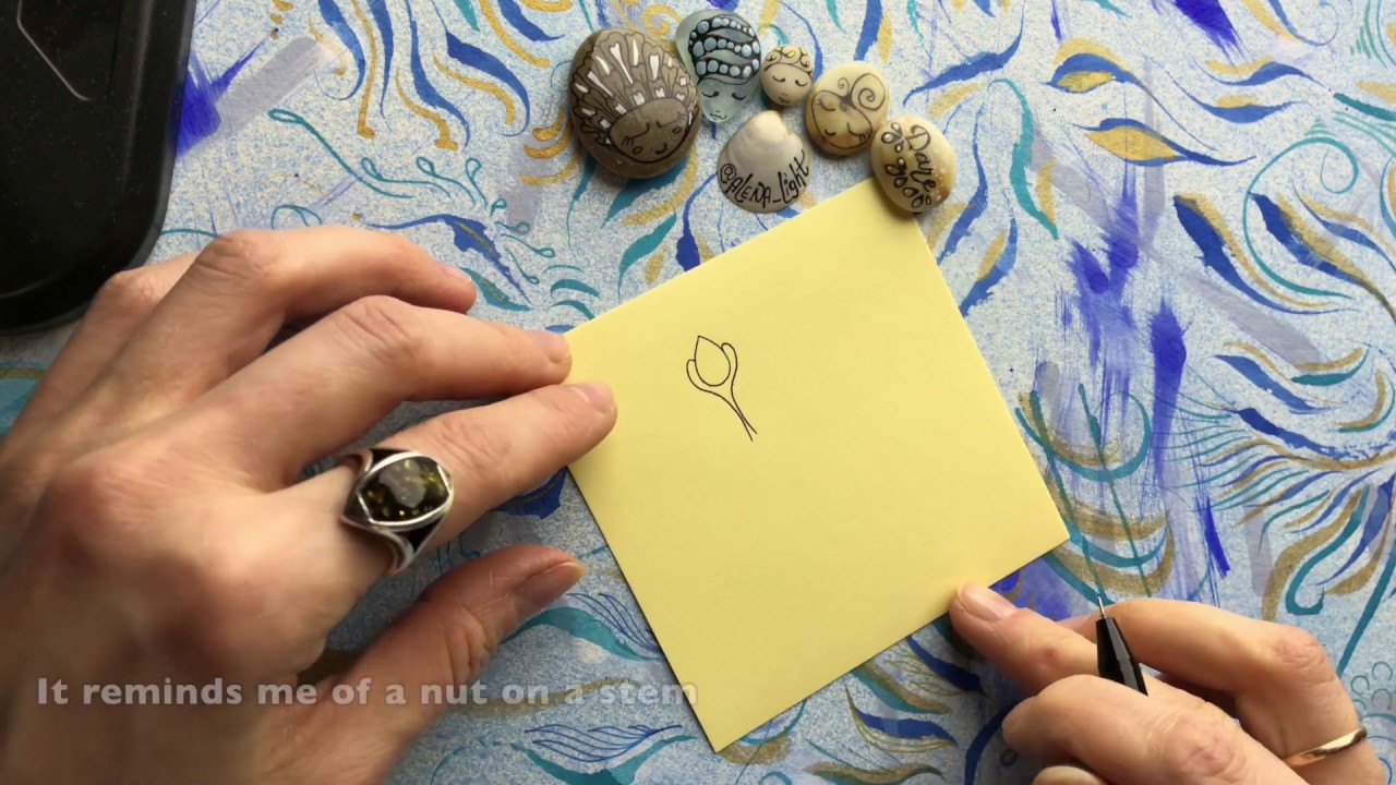 New TANGLE Irka - drawing organic pattern