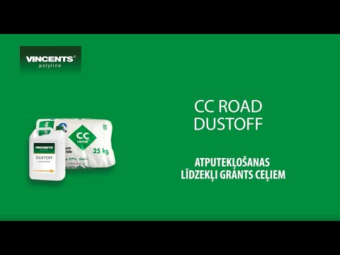 CC ROAD un DUSTOFF - atputekļošanas līdzekļi grants ceļiem