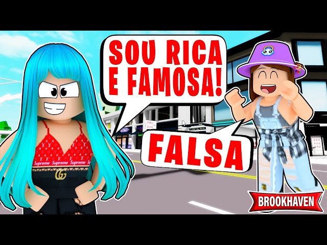 Roblox - A FALSA FAMOSA (Brookhaven) 