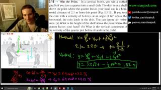 Physics - Projectile Motion - Practice Problem 3