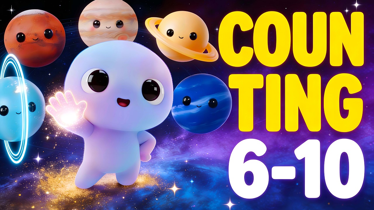 Mars and the Outer Planets (Counting 6–10) | Learn Numbers with Plinky