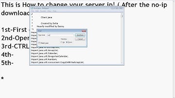 How to Change Your Server Ip!