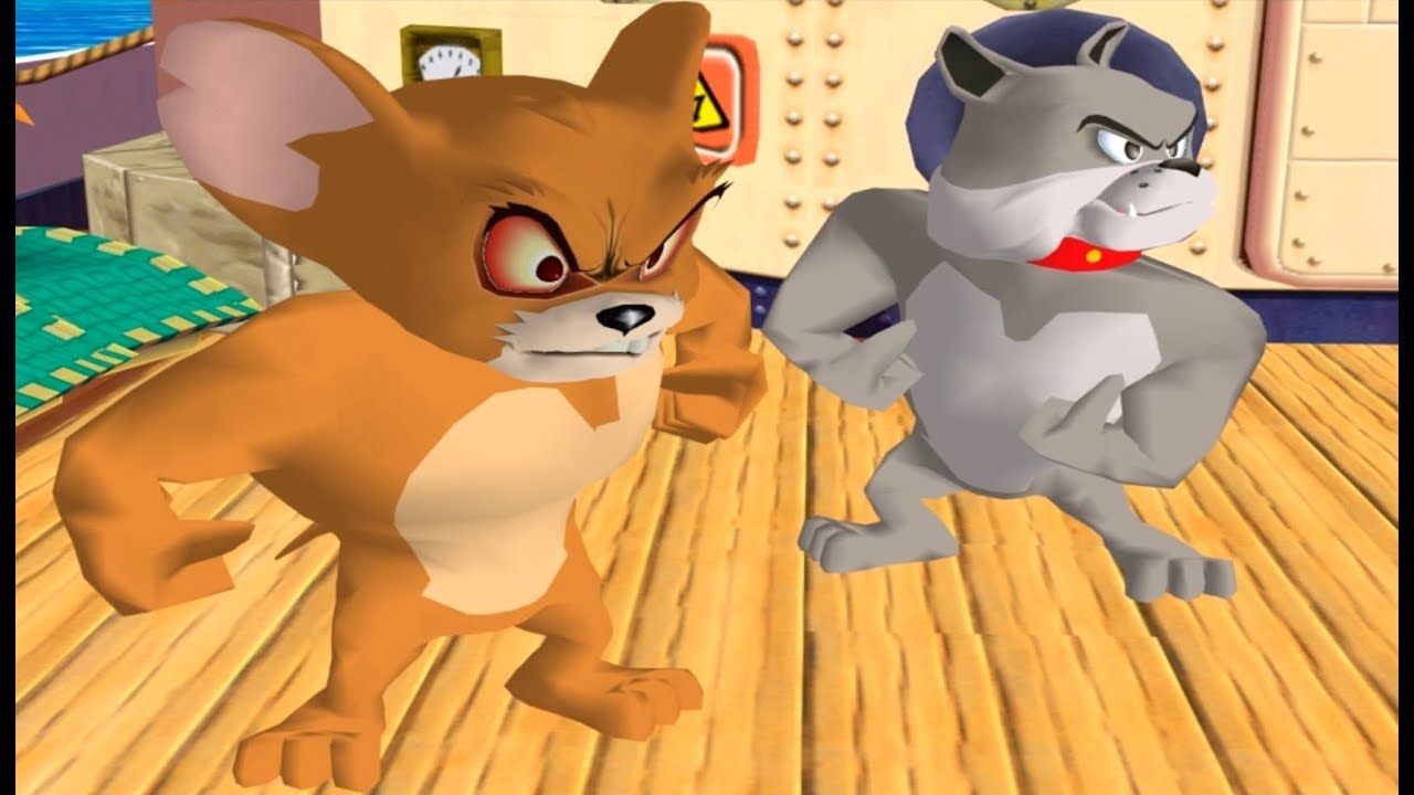 Tom and Jerry Video Game Monster Jerry and Spike vs Tom and Butch