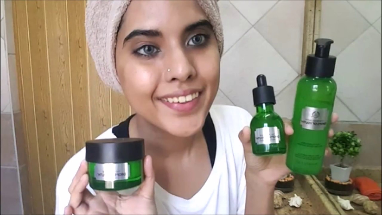 My Quick Night Time Skincare Routine Using The Body Shop Drops Of Youth Range
