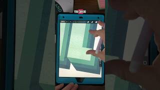 How to make block letters using procreate #procreatebrushes ￼