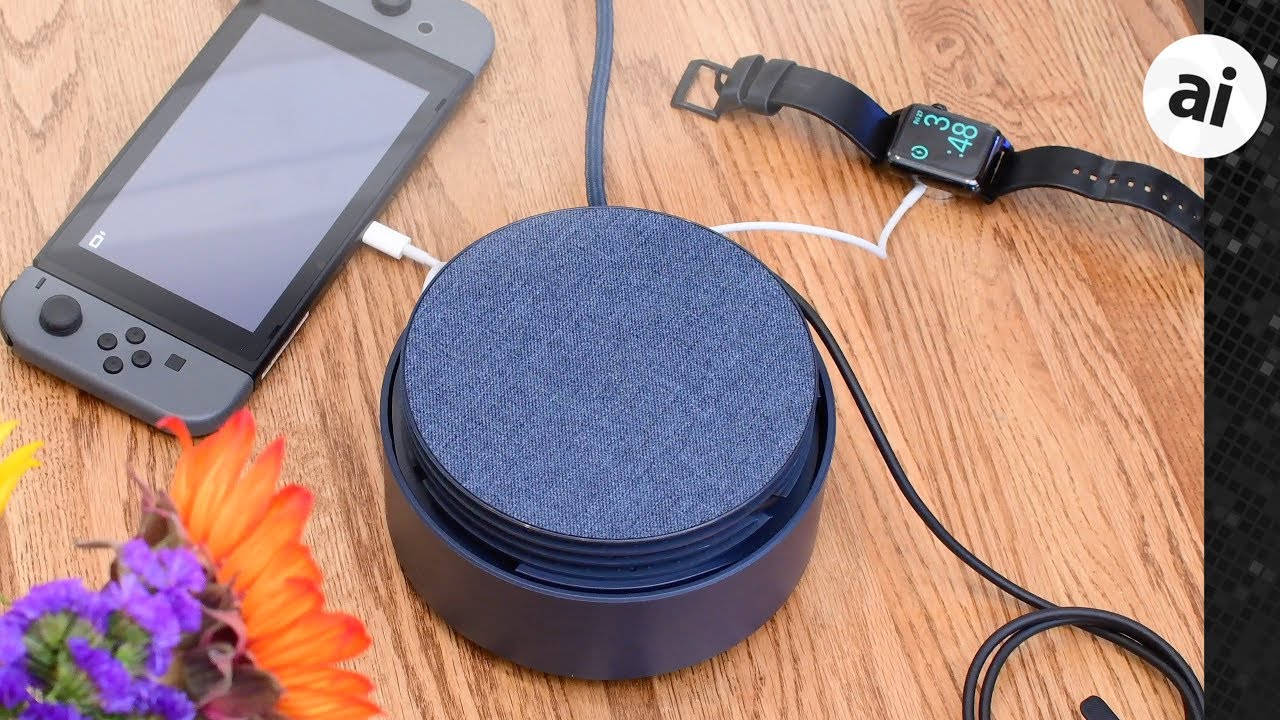 Review: Eclipse Futuristic Charger Designed to Help Organize Your Cables - YouTube
