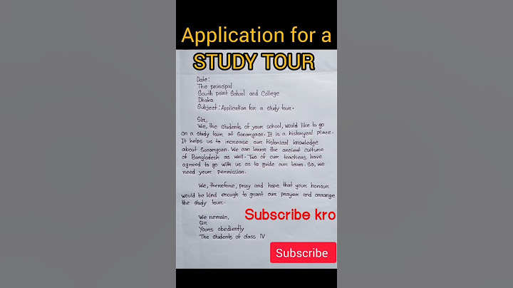 Application for a study tour/ #shortvideo #viral