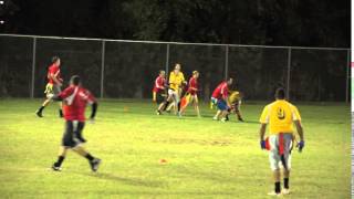 FlagFootball RedVsYellow 11172015 Mike pass to Joe for TD 3 1