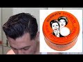 Curly Hair to Straight Tutorial using Murray's Pomade only!  No heat!! No blow dryer!!