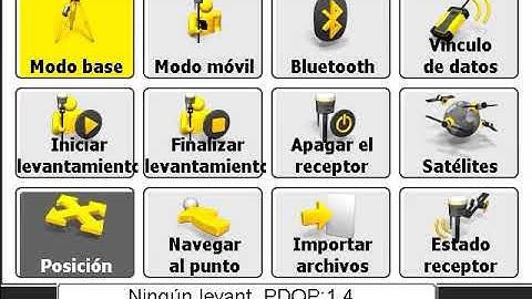 Como iniciar una base en modo estático en Trimble Access