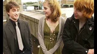 Daniel Radcliffe, Emma Watson and Rupert Grint interview on doing press