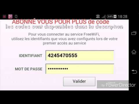 Code free wifi et sfr WiFi fon 2016