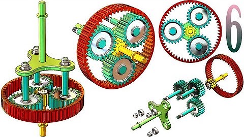 6-Project 25| Planetary Gears System |SolidWorks Tutorial : assembly