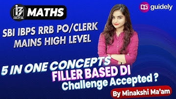 6 PM - High Level Data Interpretation | IBPS RRB PO/Clerk Mains 2020 | RRB Maths | Minakshi Ma