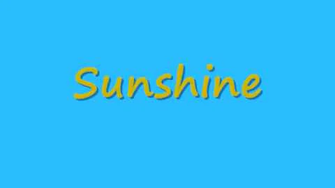 Original Song - Sarah Heaney - Sunshine