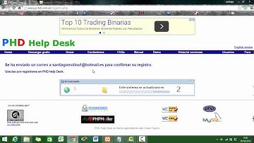 como instalar hpd help desk xampp