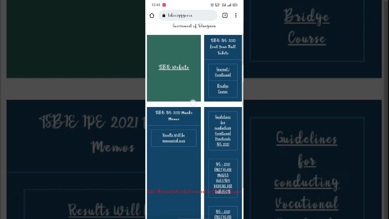 ts inter 1 st year 2021 results will be available soon be alert 🎉