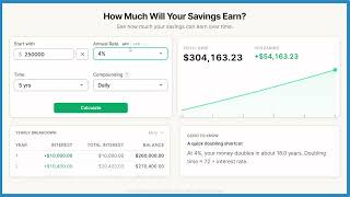 $250,000 High-Yield Savings Account: 4% vs 5% APY Interest