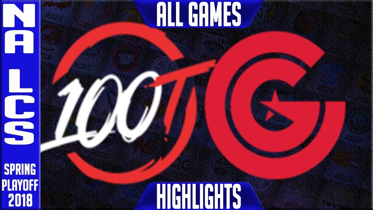 100 vs CG Playoffs Highlights ALL GAMES | NA LCS Semi final Spring 2018 100 Thieves vs Clutch Gaming