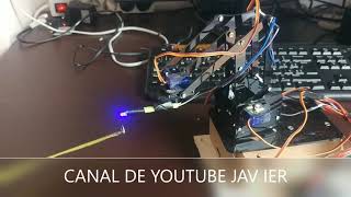 brazo robot arduino 4gdl cinemática inversa + java