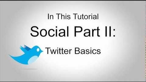 II. Twitter - Social Media for Salesforce - Salesforce.com Training