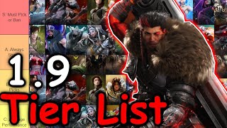 Predecessor 1.9 Tier List | Best & Worst Heroes