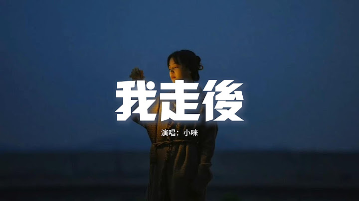 小咪 - 我走後『我走了 你別再難過，心裡有話都不想再說，記得以後你要快樂 這世界沒那麼多因果。』【動態歌詞MV】