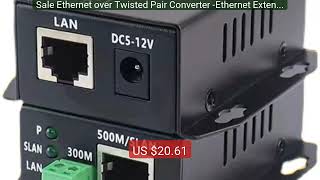 Sale Ethernet over Twisted Pair Converter -Ethernet Extender o... — Best Buy 2026 | Great Quality!