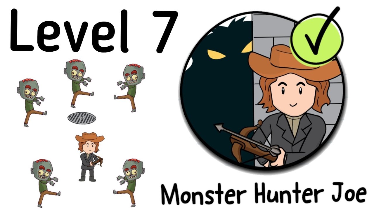 Brain Test 2: Tricky Stories - Monster Hunter Joe Level 7 Walkthrough