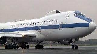 E-4Bナイトウォッチでカーター国防長官が来日(横田基地)